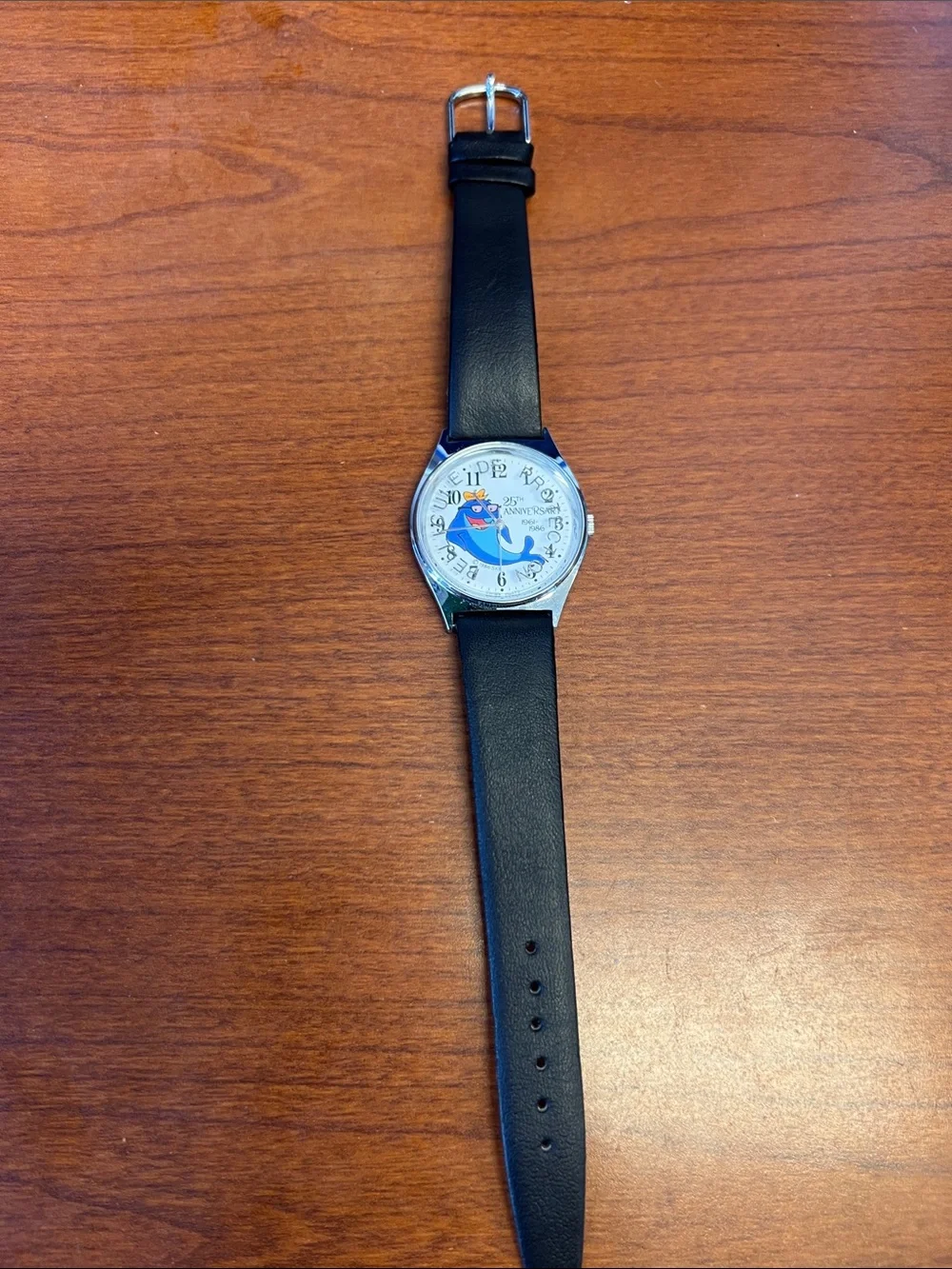 “Chicken of the Sea” 25th Anniversary Black Leather Strap Watch